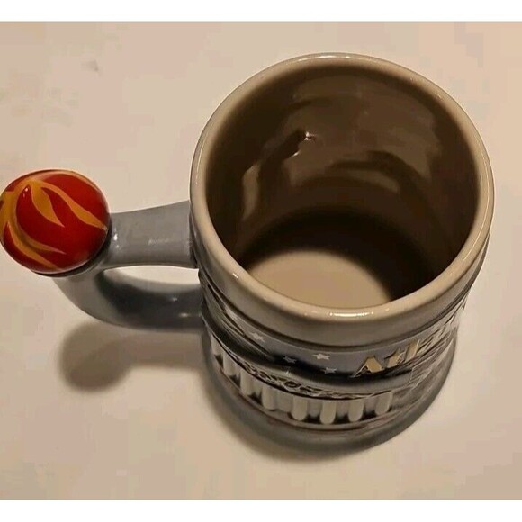 🏅Vintage Budweiser 1996 USA Atlanta Olympic Games Beer Stein Mug Torch Handle - Picture 4 of 5